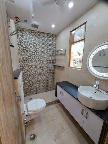 Bathroom in 4 BHK Builder Floor at Chitra Vihar – for Sale