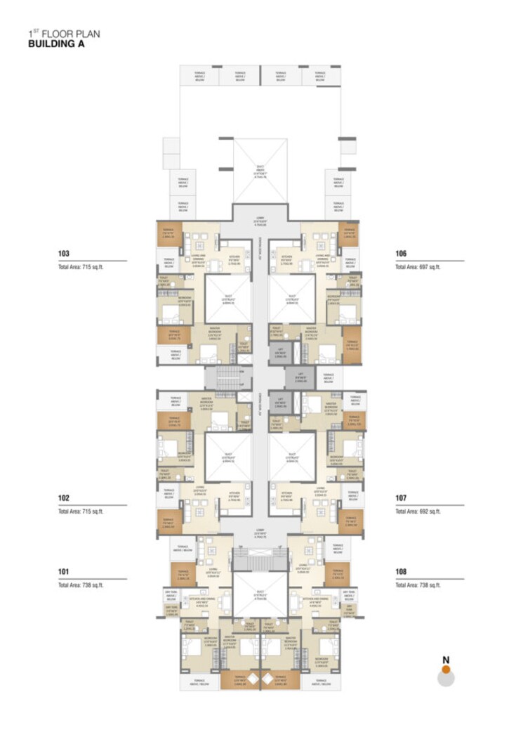 Master Plan, urban-skyline-phase-2 2 Bedroom 905 Sq.Ft. Apartment In Ravet Pune 7788706