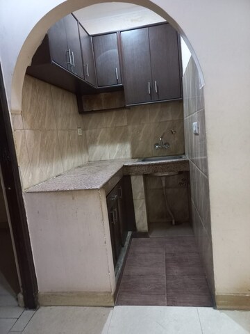 Kitchen in 1.5 BHK Builder Floor at Mehrauli – for Rent