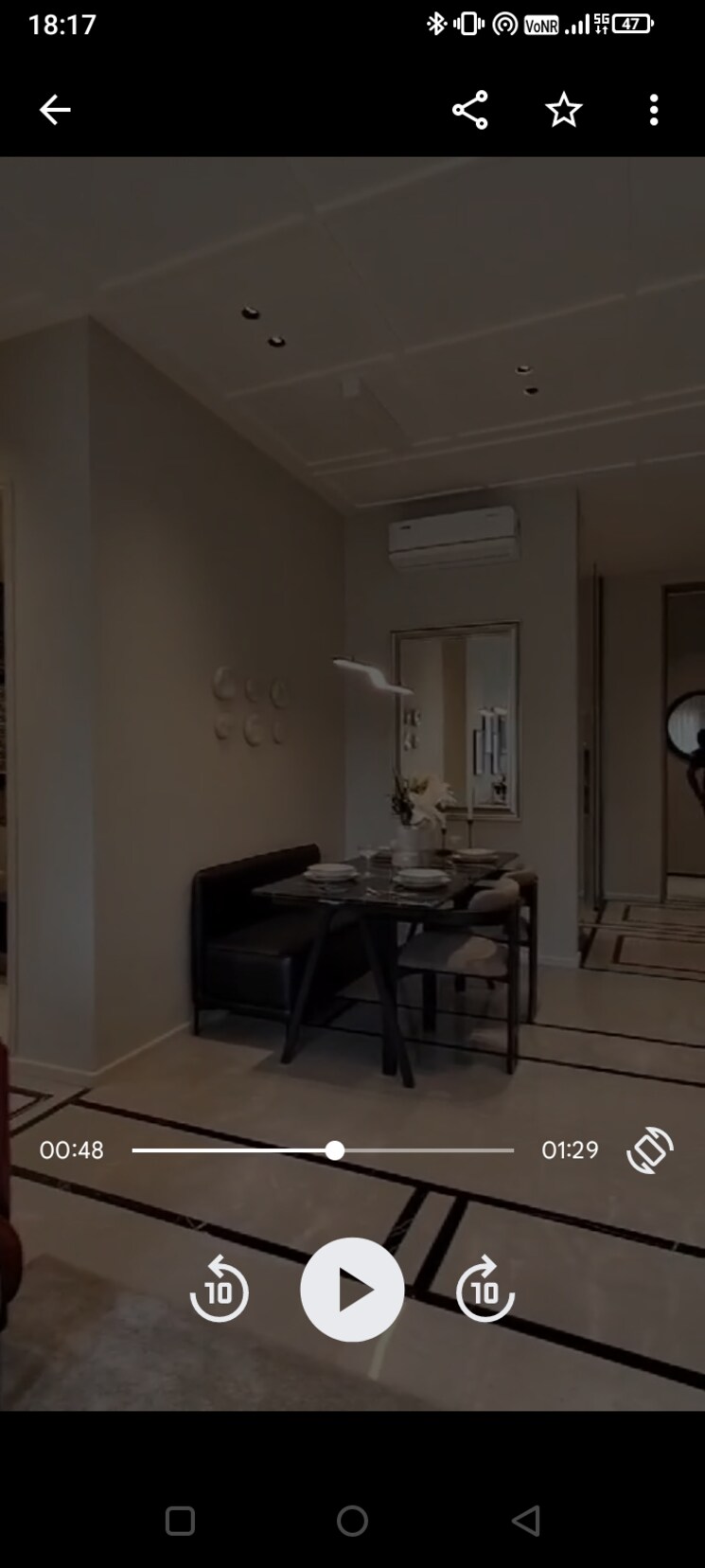 Living Room, trimity-stellar 2 Bedroom 750 Sq.Ft. Apartment In Panch Pakhadi Thane 7789015