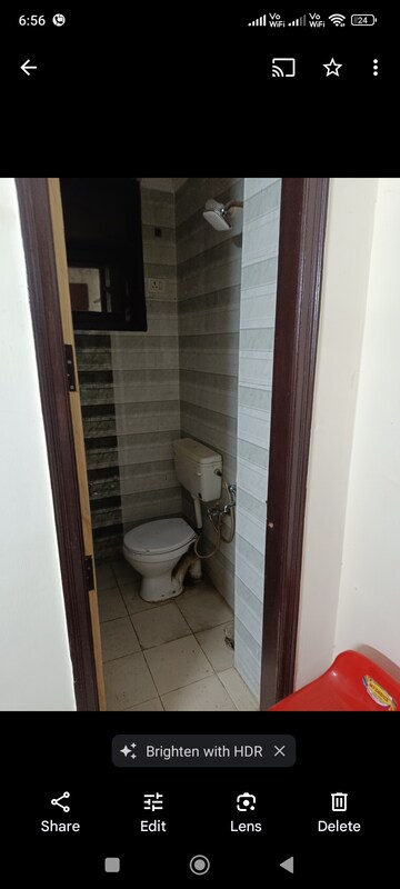 Bathroom in 2 BHK Builder Floor at Chattarpur – for Sale