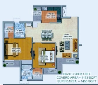 2 BHK Apartment For Resale in MI Rustle Court Gomti Nagar Lucknow  7789230