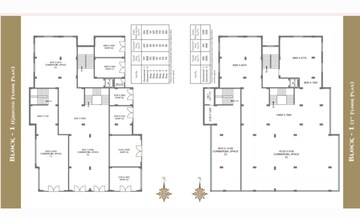 Floor Plan in 3 BHK Apartment at New Town – for Sale