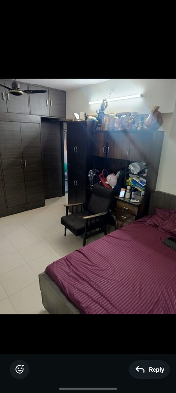 Master Bedroom in 1 BHK Apartment at Golders Green CHS, Borivali West – for Sale