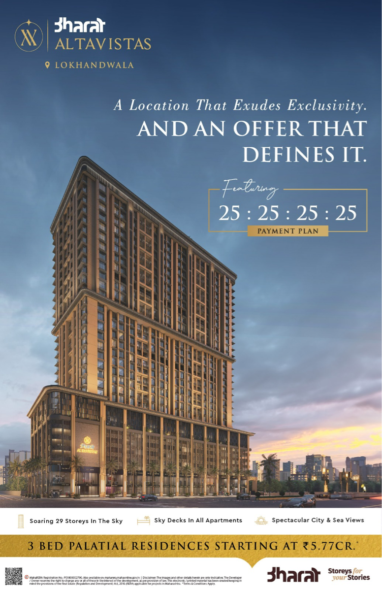 3 BHK + Extra Room 1282 Sq.Ft. Apartment in Bharat Alta Vistas