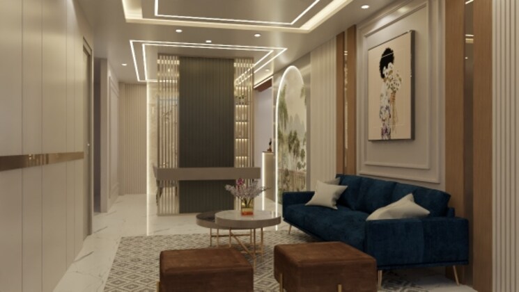 Living Room, indira nagar 5 Bedroom 2000 Sq.Ft. Builder Floor In Indira Nagar Lucknow 7789414