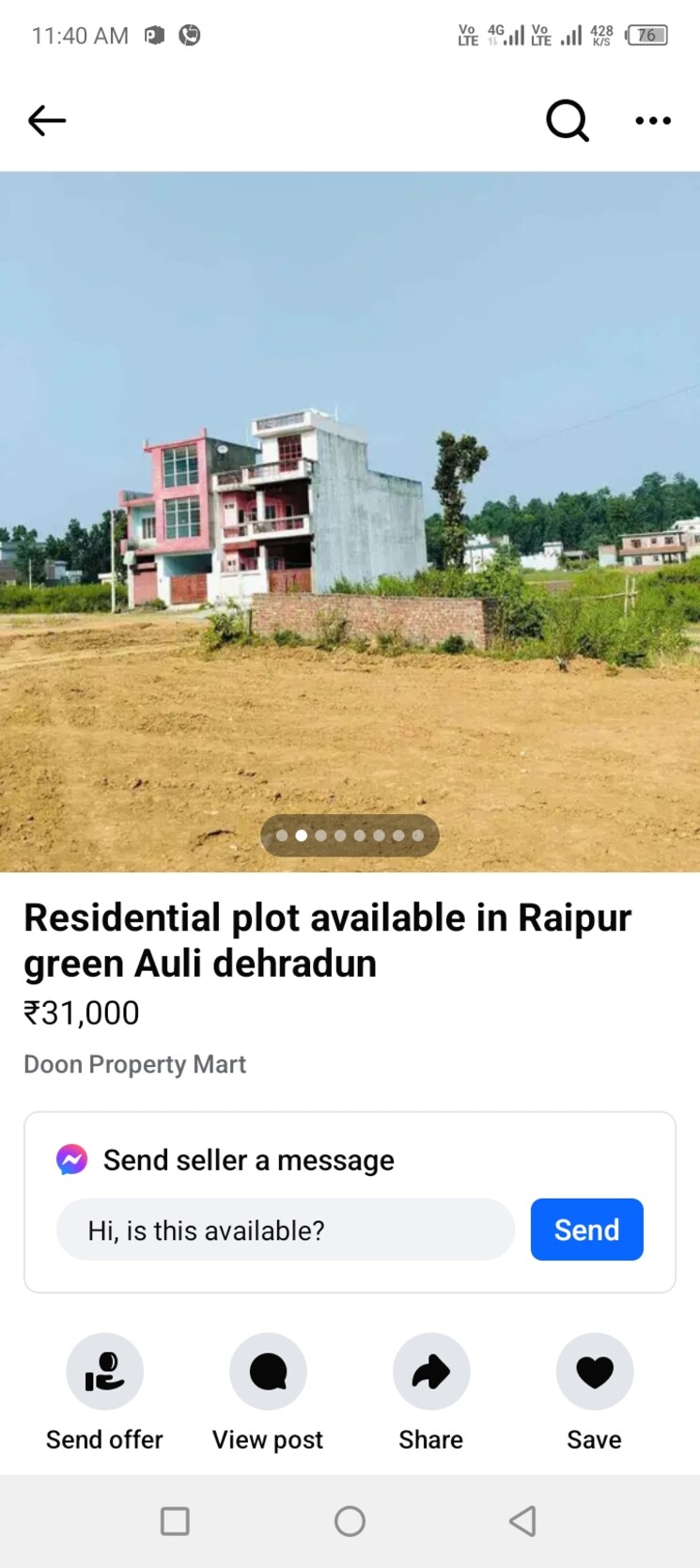 Exterior View, raipur  137 Sq.Yd. Plot In Raipur Dehradun 7789895
