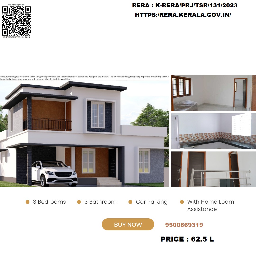 3 BHK Villa For Resale in Amala Nagar Thrissur  7790565