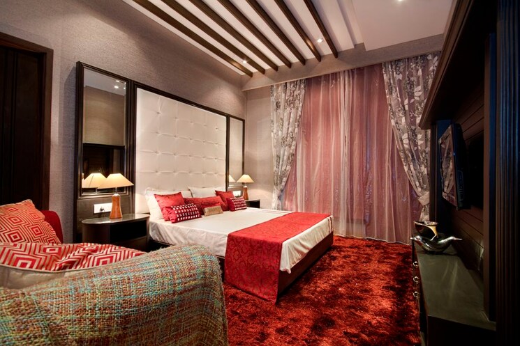 Bedroom, sushma-crescent 2 Bedroom 1310 Sq.Ft. Apartment In Dhakoli Zirakpur 7790936