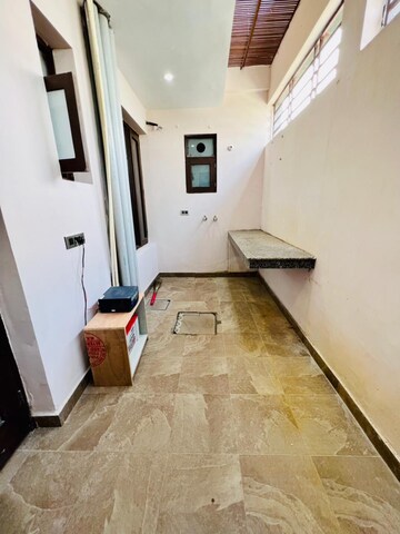 Staircase in 3 BHK Builder Floor at Dhakoli Village – for Sale