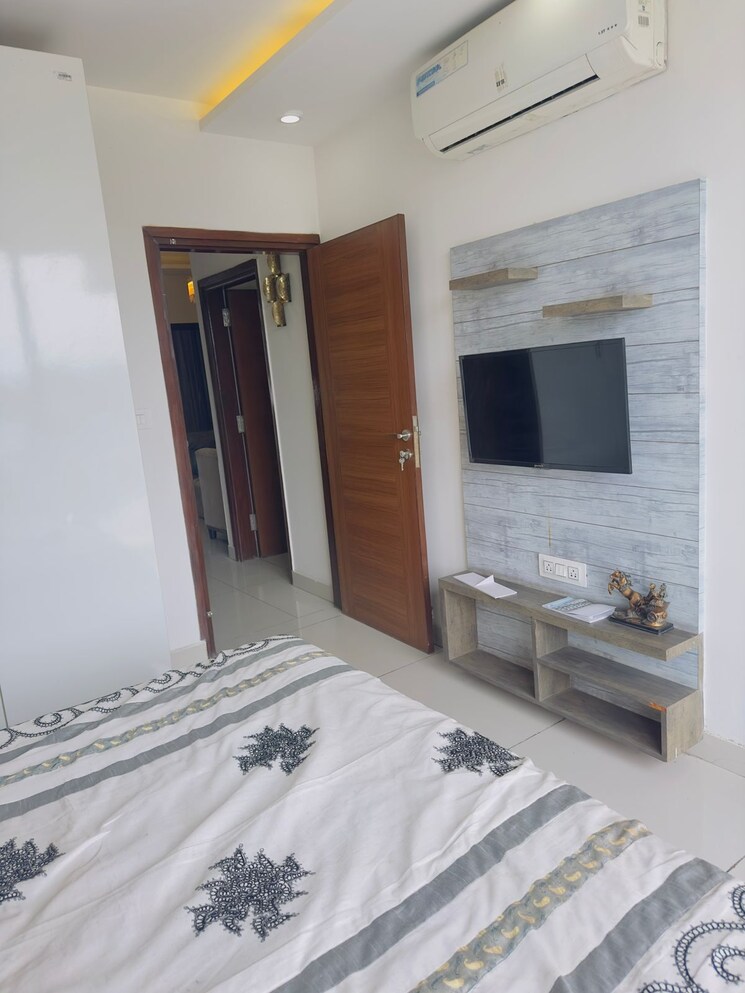 Bedroom, motia-blue-ridge 3 Bedroom 1250 Sq.Ft. Builder Floor In Dhakoli Zirakpur 7791248