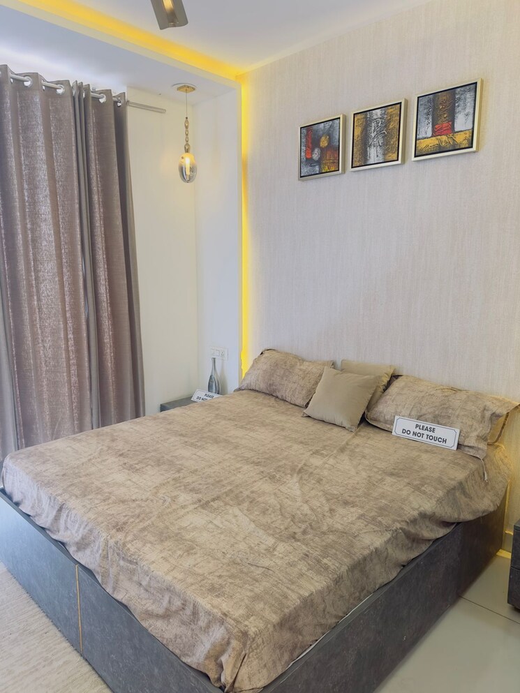 Bedroom, motia-blue-ridge 3 Bedroom 1250 Sq.Ft. Builder Floor In Dhakoli Zirakpur 7791248