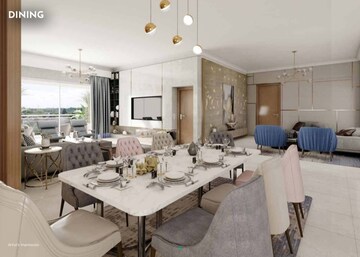 Master Bedroom in 3 BHK Apartment at Prestige Clairemont, Kokapet – for Sale