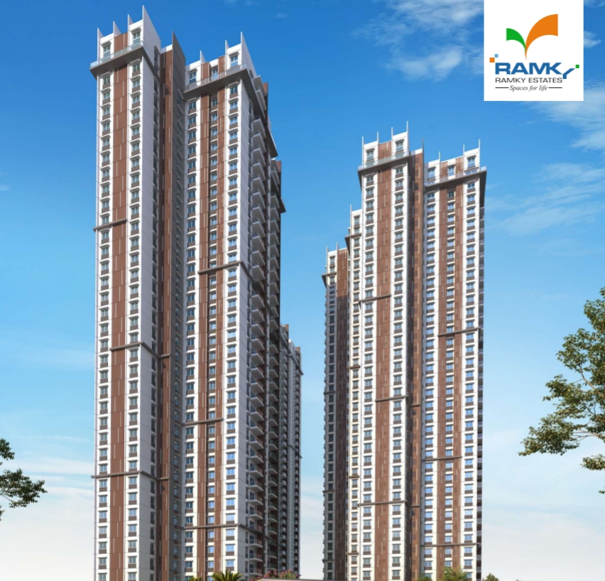 3 BHK + Pooja Room Apartment For Sale in Ramky One Odyssey