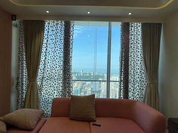 Living Room in 3.5 BHK Apartment at Peninsula Salsette 27, Byculla – for Rent