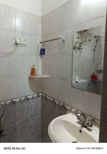 Bathroom in 3 BHK Builder Floor at Ardee City, Sector 52 – for Sale