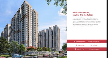 2 BHK Apartment – Exterior View View at INDIS Viva City, Kondapur - for Sale