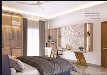 Bedroom in 2 BHK Apartment at INDIS Viva City, Kondapur – for Sale
