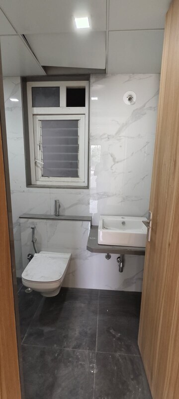 Bathroom in 2 BHK Apartment at Bhusari Colony – for Sale