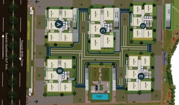 Floor Plan in 2.5 BHK Apartment at Candeur Crescent, Serilingampally – for Sale
