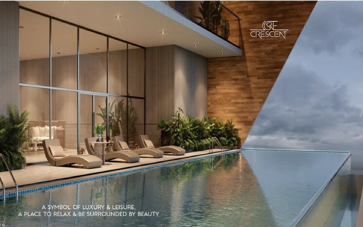 Swimming Pool, candeur-crescent 2.5 Bedroom 1456 Sq.Ft. Apartment In Serilingampally Hyderabad 7793097