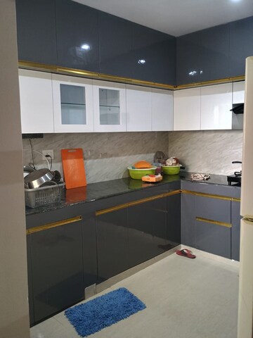 Kitchen in 3.5 BHK Apartment at Gandharva Imperial Crest, Vrindavan Yojna – for Sale