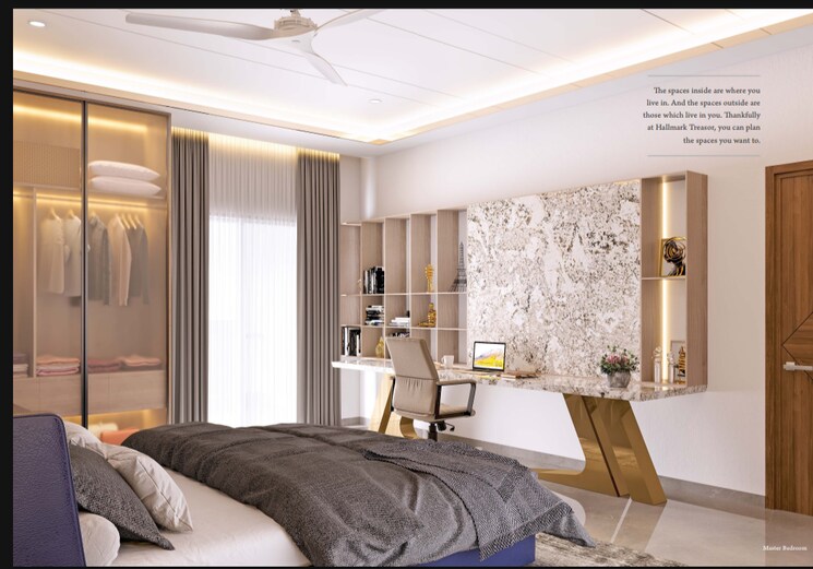 Bedroom, ramky-one-odyssey 3 Bedroom 1905 Sq.Ft. Apartment In Narsingi Hyderabad 7793113