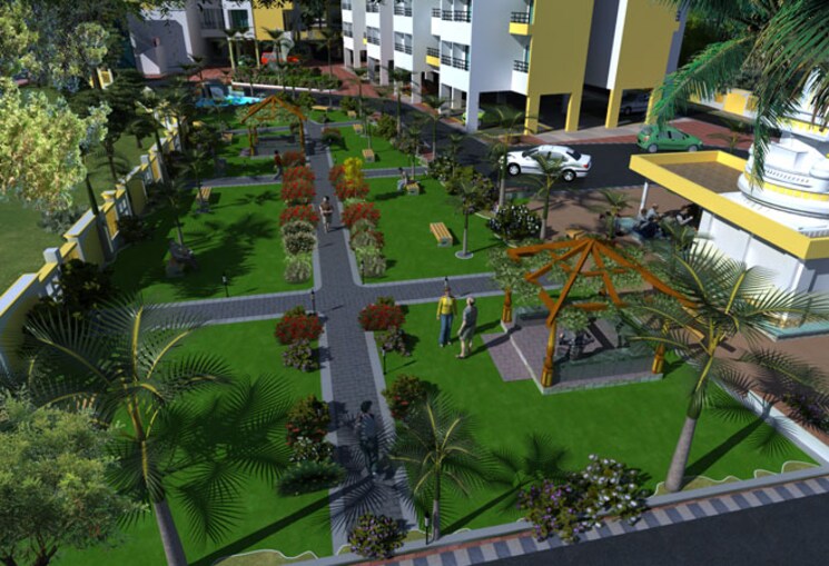 Garden, navkar-city 2 Bedroom 638 Sq.Ft. Apartment In Naigaon East Palghar 7793999