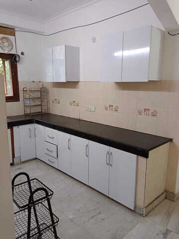 Kitchen in 2 BHK Builder Floor at Lajpat Nagar – for Rent