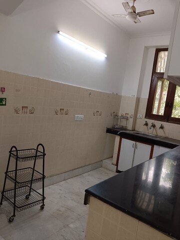 Kitchen in 2 BHK Builder Floor at Lajpat Nagar – for Rent