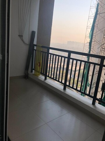 Balcony in 3 BHK Apartment at SMR Vinay Iconia Phase II, Kondapur – for Rent