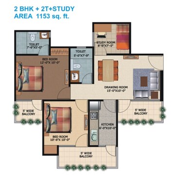 2 BHK Apartment For Sale in Tech Zone 4 Greater Noida
