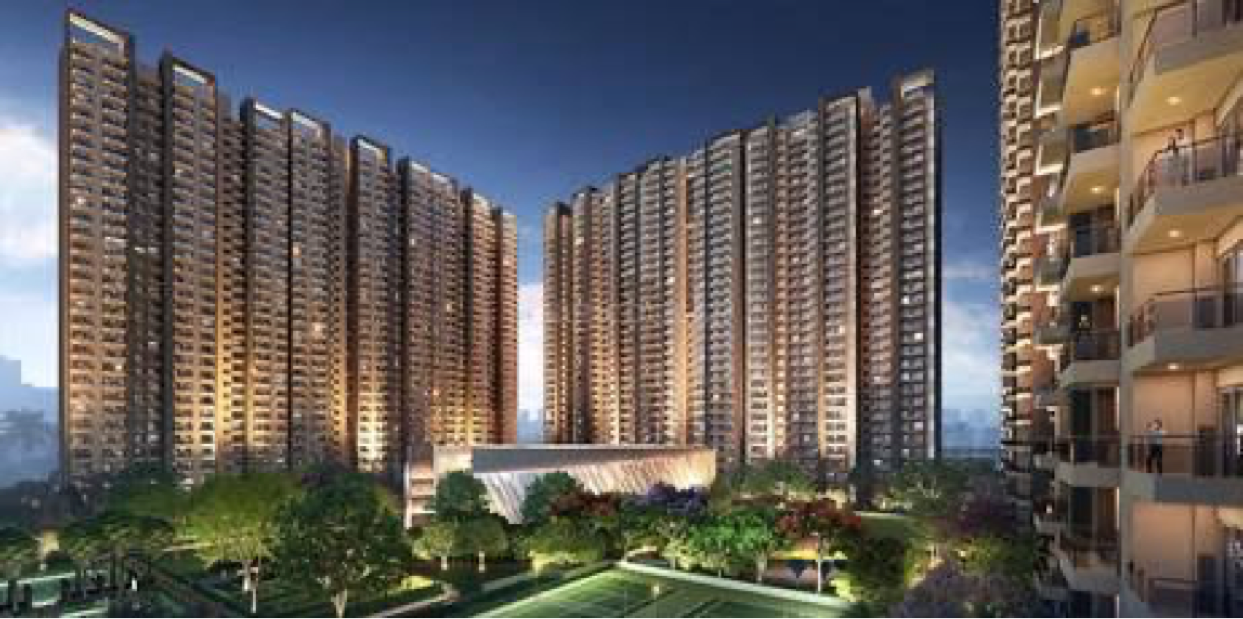 2 BHK Apartment For Sale in Jaypee Kensington Boulevard