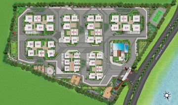Master Plan in 2 BHK Apartment at Candeur Lakescape, Kondapur – for Sale