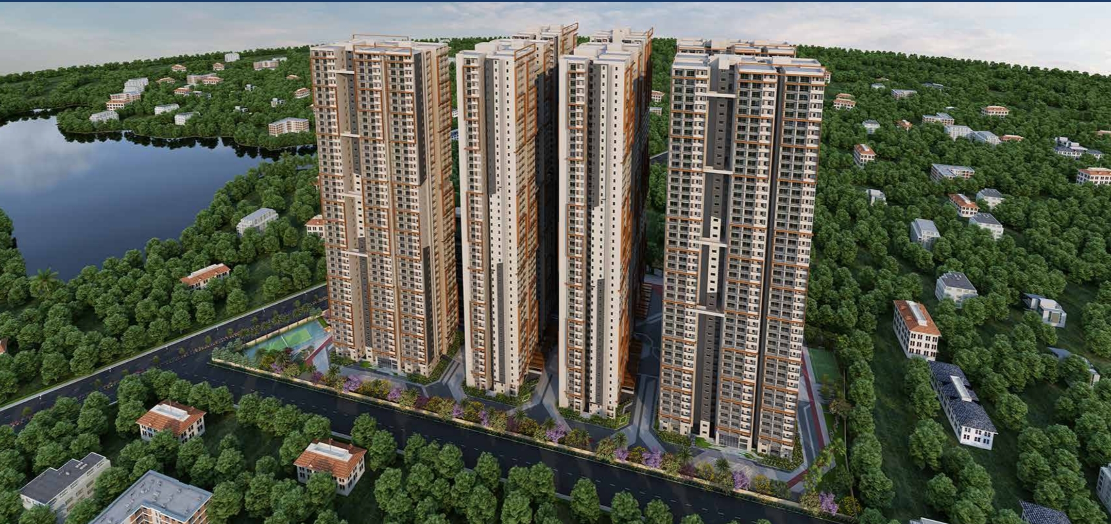 3.5 BHK + Pooja Room,Study Room Apartment For Sale in Candeur Lakescape