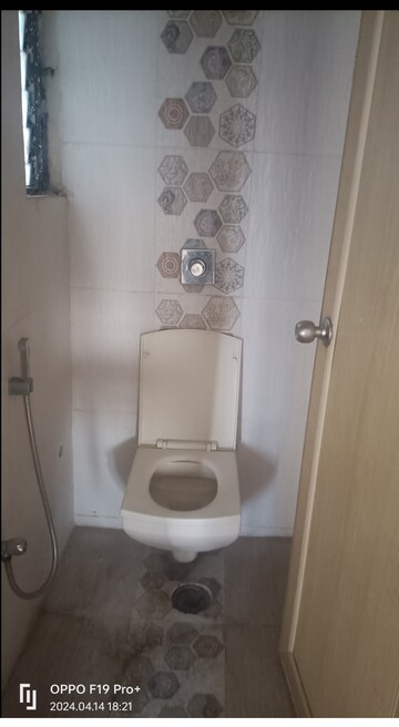Bathroom in 1 BHK Apartment at Hill View CHS Haware City, Haware City – for Sale