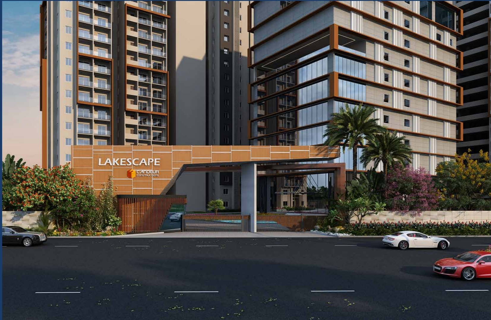 3 BHK + Pooja Room,Study Room Apartment For Sale in Candeur Lakescape