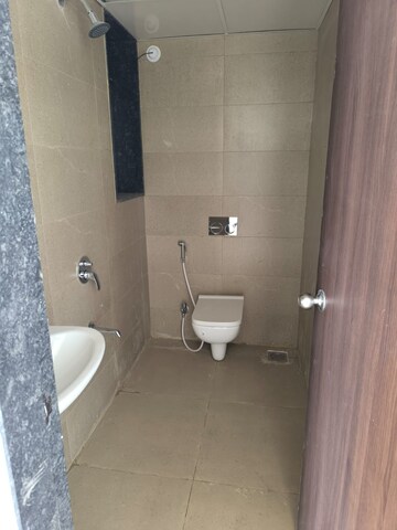 Bathroom in 1 BHK Apartment at Runwal Eirene, Balkum Pada – for Rent