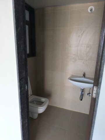 Bathroom in 1 BHK Apartment at Runwal Eirene, Balkum Pada – for Rent