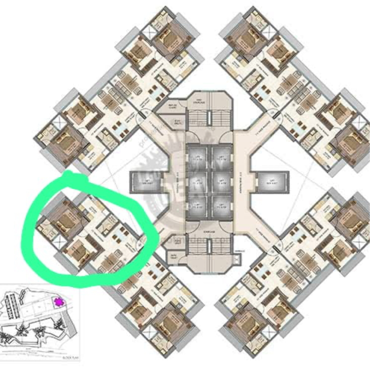 Exterior View, sheth-auris-bliss 2 Bedroom 614 Sq.Ft. Apartment In Kanch Pada Mumbai 7796795