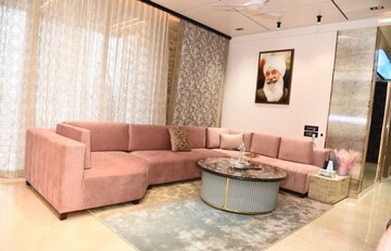 Living Room in 4 BHK Apartment at One Hiranandani Park Willowcrest, Ghodbunder Road – for Sale