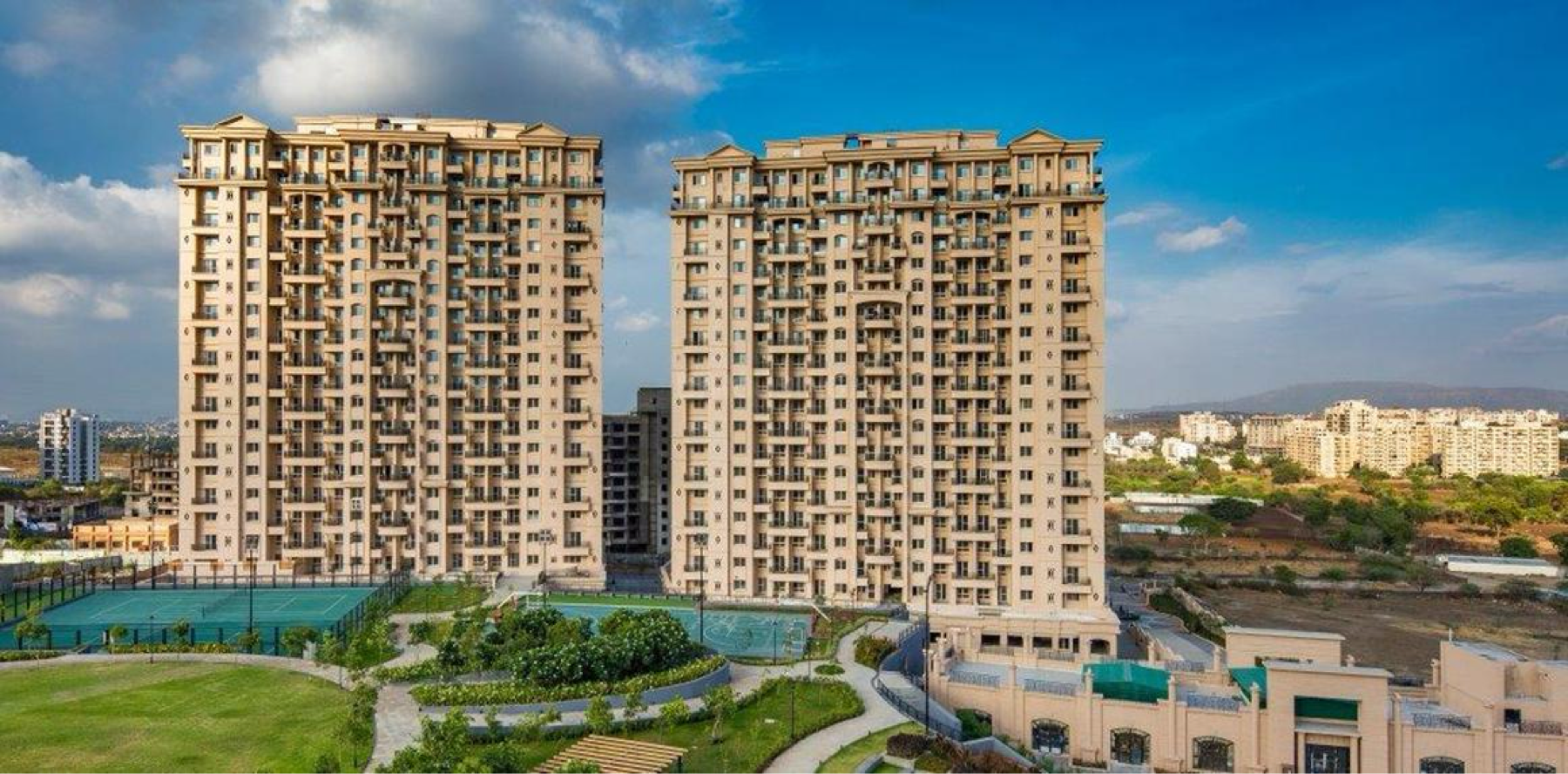 2 BHK Apartment For Rent in K Raheja Reserve Mohammadwadi Pune  7797512