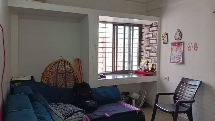 Living Room, megh-malhar-co-op-housing-society 1 Bedroom 450 Sq.Ft. Apartment In Ghansoli Navi Mumbai 7797582