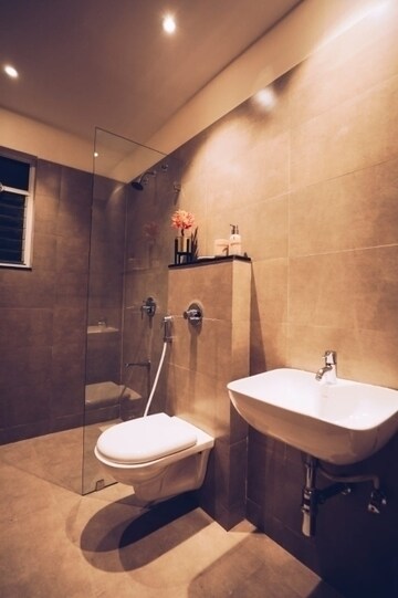 Bathroom in 2 BHK Apartment at Samrajya CHS, Pimple Gurav – for Sale