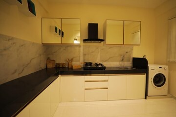 Kitchen in 3 BHK Apartment at Samrajya CHS, Pimple Gurav – for Sale