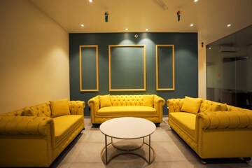 Living Room in 3 BHK Apartment at Samrajya CHS, Pimple Gurav – for Sale