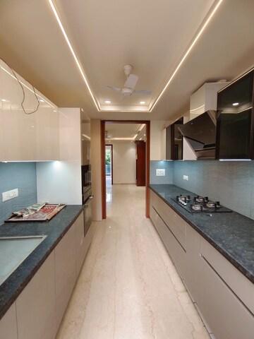 Kitchen in 3.5 BHK Apartment at Godrej Lakeside Orchard, Sarjapur Road – for Sale