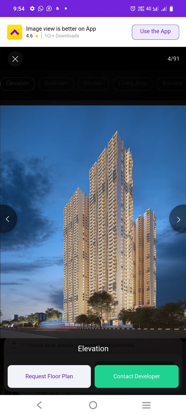 Exterior View, candeur-crescent 2.5 Bedroom 1537 Sq.Ft. Apartment In Serilingampally Hyderabad 7797894