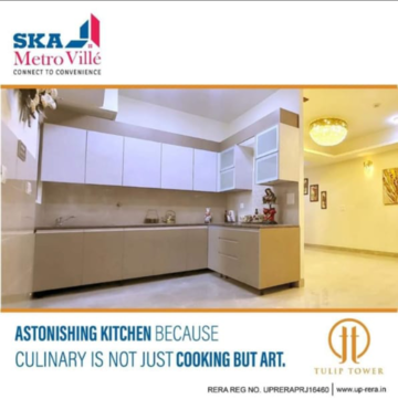 Bathroom in 3 BHK Apartment at SKA Metro Ville, Eta Ii Greater Noida – for Sale