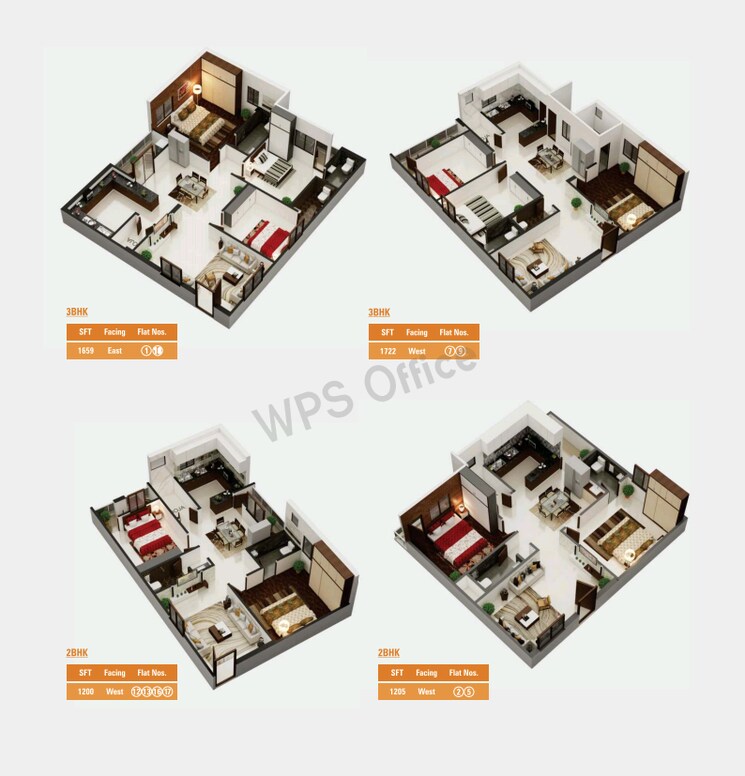 Floor Plan, nandi hills 2 Bedroom 1206 Sq.Ft. Apartment In Nandi Hills Hyderabad 7798145